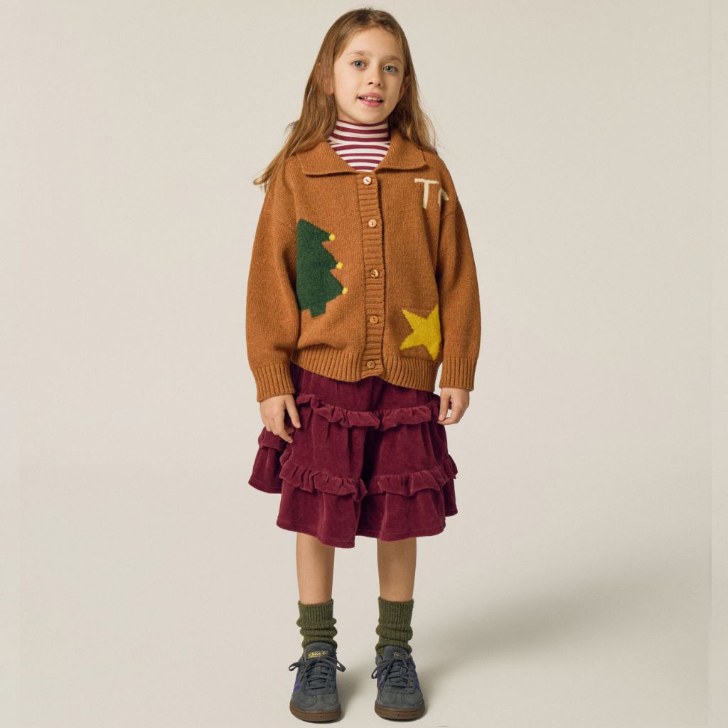 The Campamento Burgundy Stripes Turtle Neck Tshirt