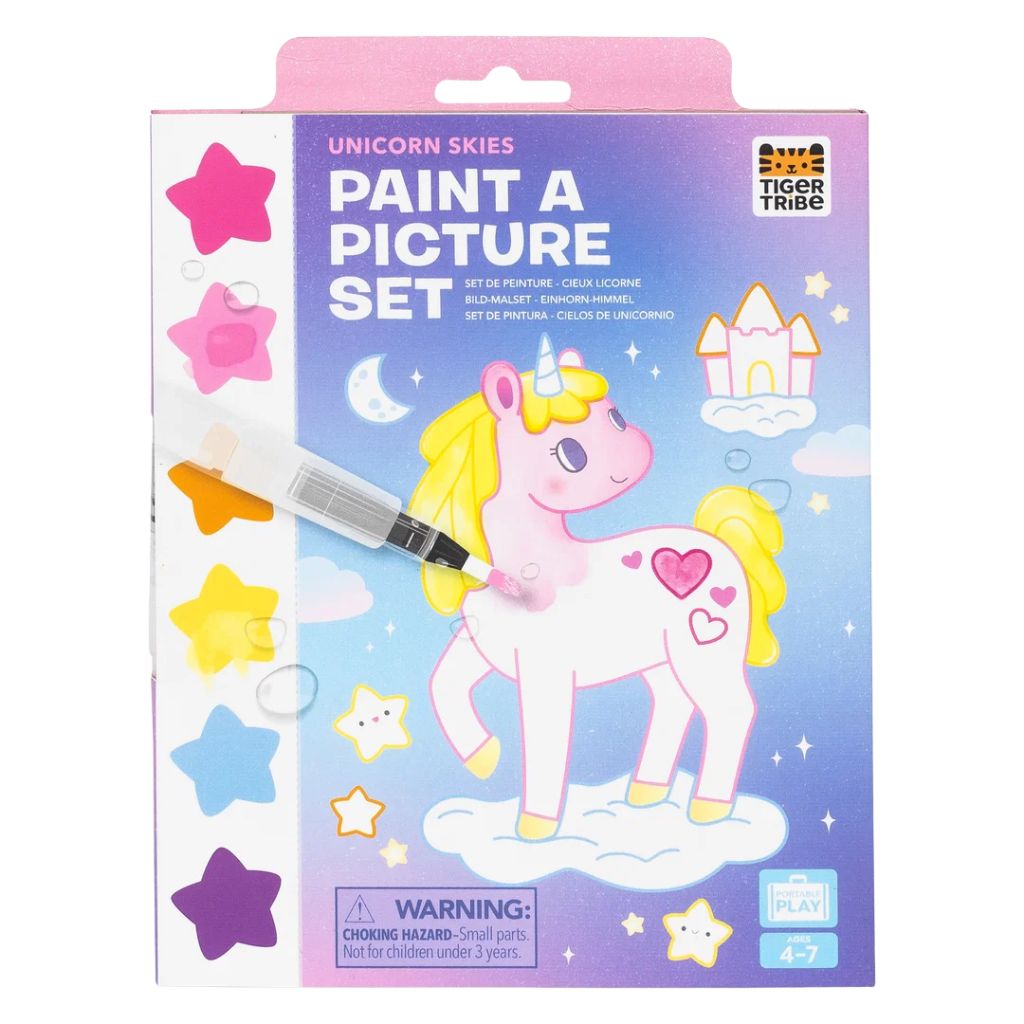 Paint-A-Picture Set - Unicorn Skies