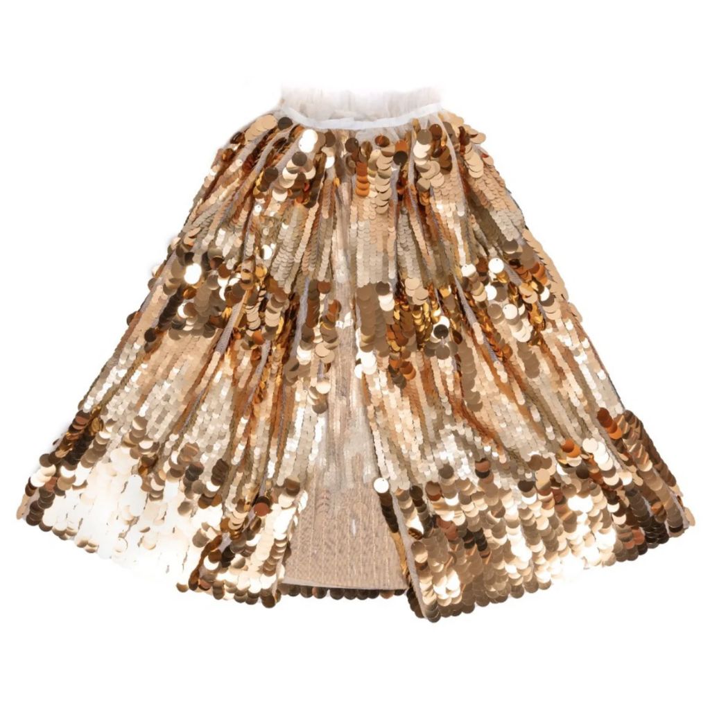Great pretenders The 5th Avenue Pailette Cape, Gold, Size 4-6