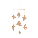 Muskhane Birdy Hanging Felted Mobile Nude