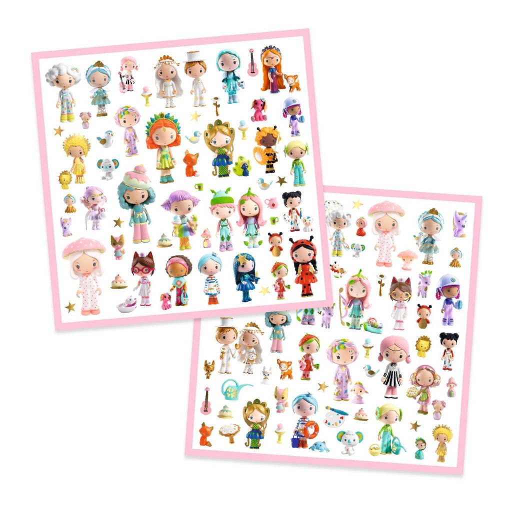 Djeco Metallic Stickers - The little world of Tinyly