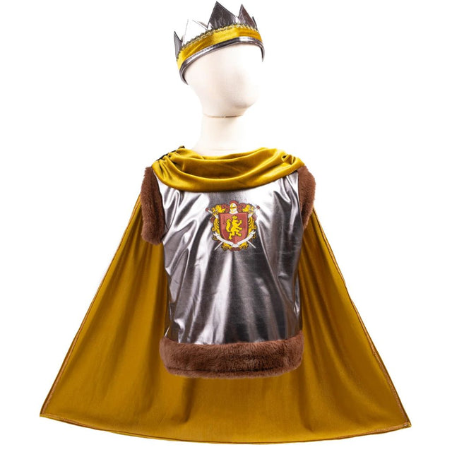 Great pretenders Sir Wolfheart Tunic, Cape & Crown, Size 5-6