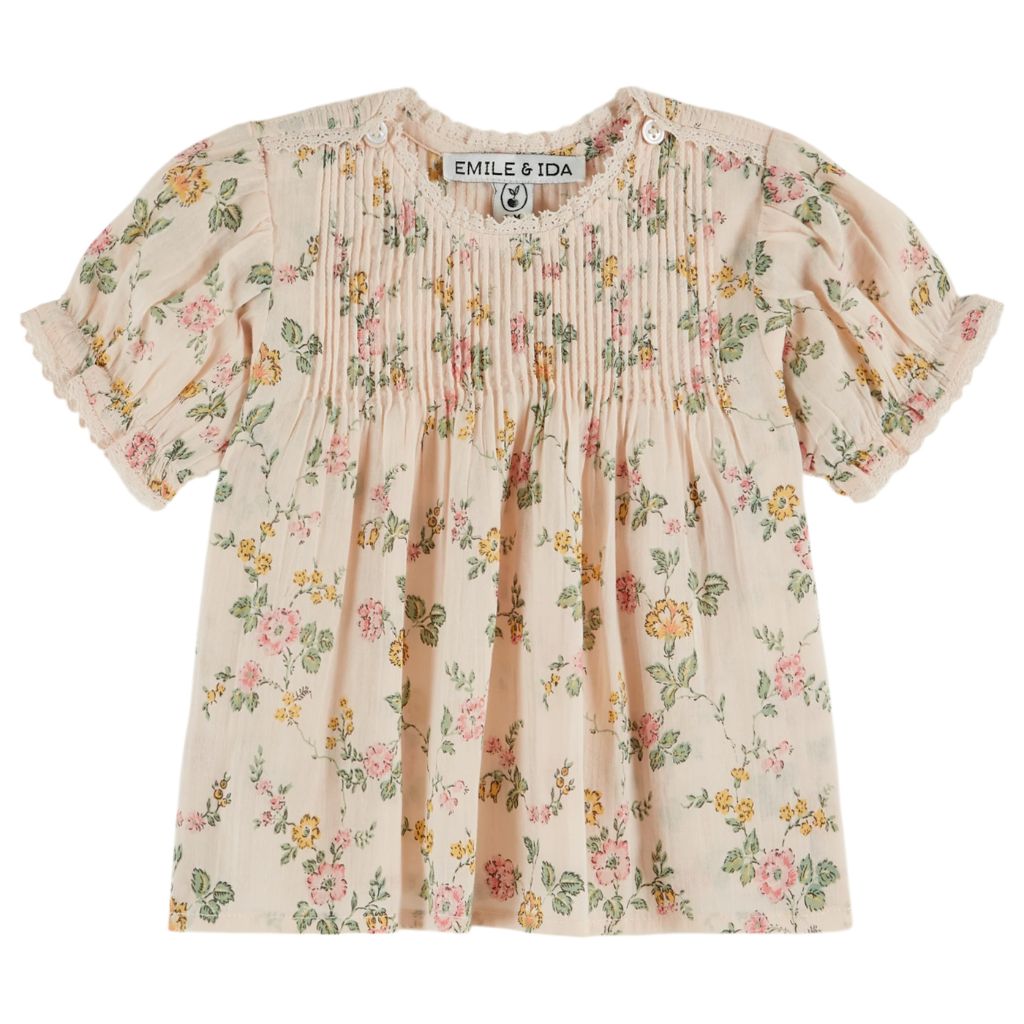 Emile & Ida Printed Blouse Rosier