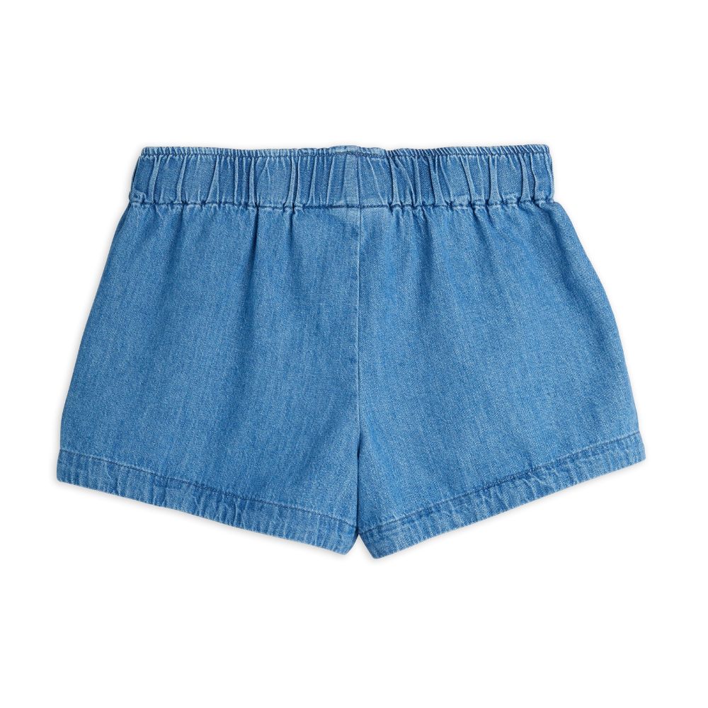 Mini Rodini Note EMB Lightweight Denim Shorts