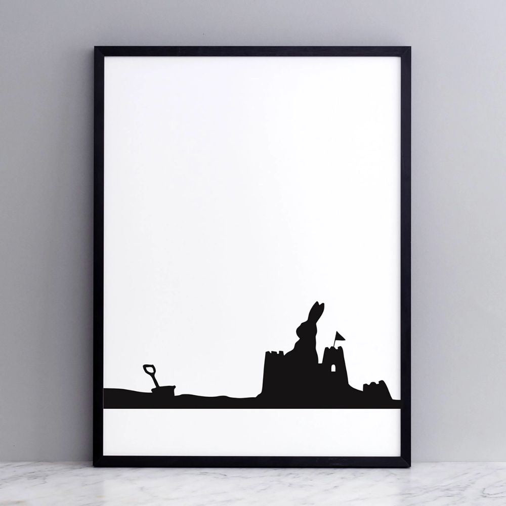 Seaside Rabbit Print