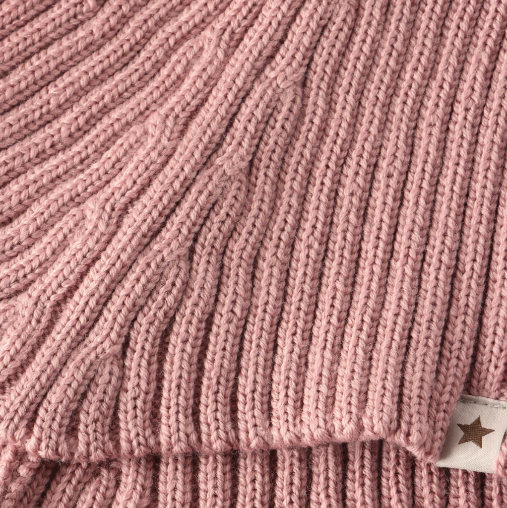 Huttelihut Neck Warmer Wool Knit Woodrose