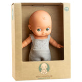 Paola Reina Mini Pancha Doll - Grey Romper