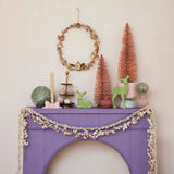 Foam Garland w/ Iridescent Glitter, Multi 72"
