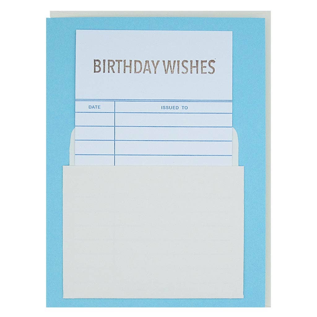 Library Birthday Card
