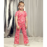 Mini Rodini Starfall AOP Puff Sleeve SS Top