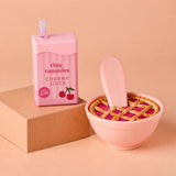 Tiny Harlow Tiny Tummies Set - Cherry Pie and Bowl and Juice Box