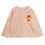 Mini Rodini Heart in Shoes emb ls tee