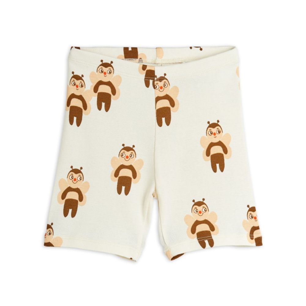 Mini Rodini Bees aop Bike Shorts