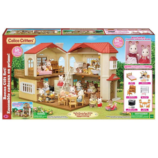 Calico Critters Red Roof Country Home Gift Set