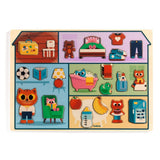 Djeco Wooden Puzzle Puzzlo House