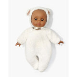 Minikane Céleste Baby Doll 26cm Sleepy Eyes in Lamb Ecru Outfit