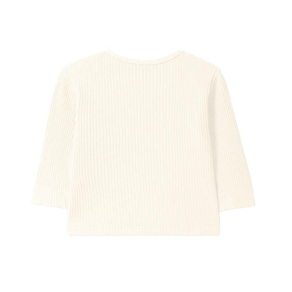Snug Longsleeve Rolled Collar in Ribbed Jersey