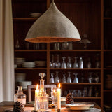 Muskhane Reversible Tipi W Lampshade - Light Stone / Natural 43cm X 30cm