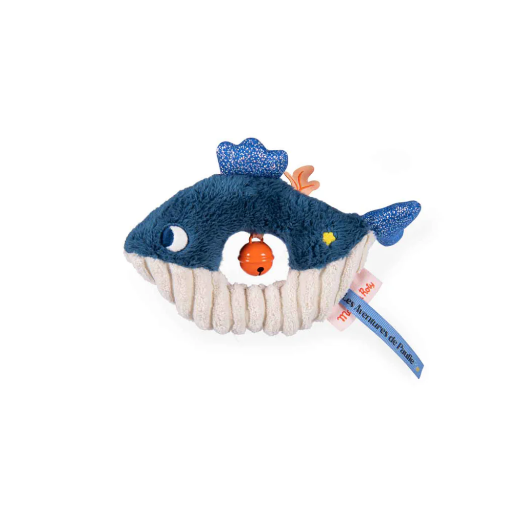 Moulin Roty Aventures de Paulie - Whale Rattle