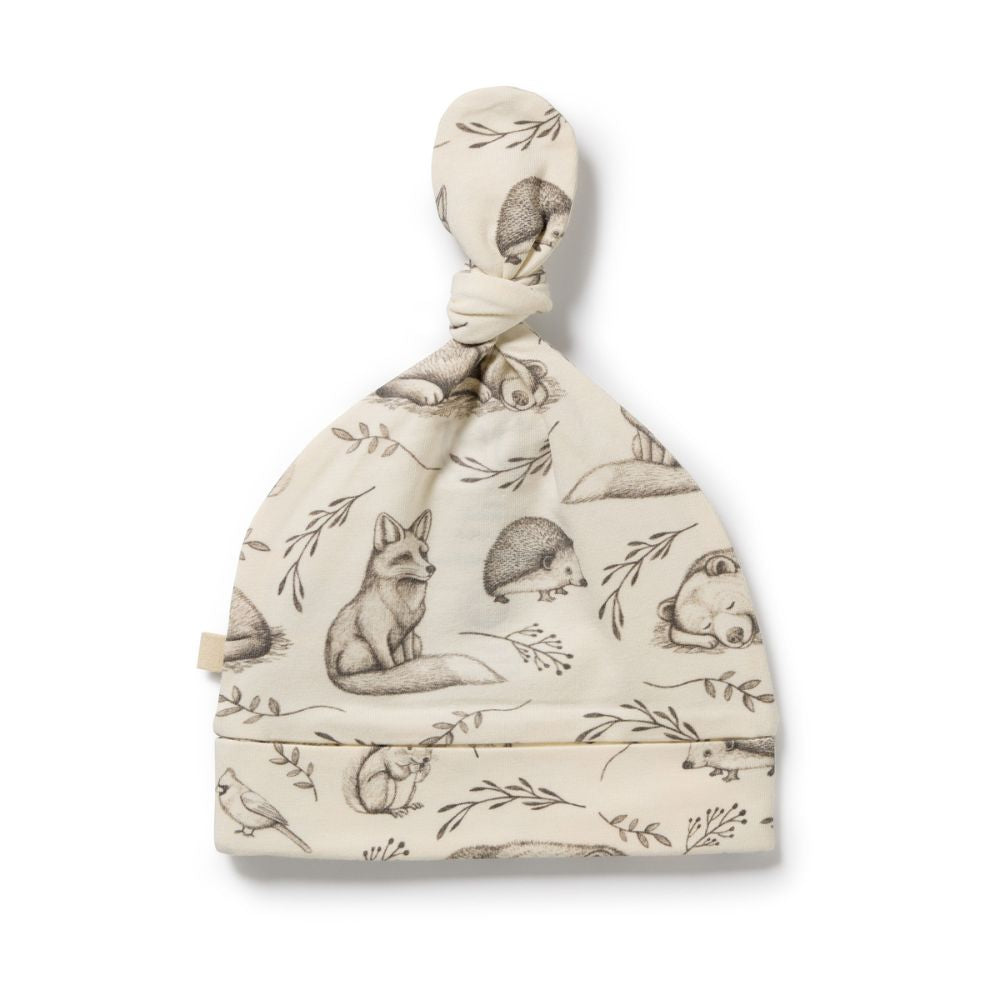 Wilson & Frenchy Foxglove Forest Organic Knot Hat