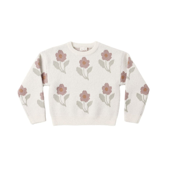 Rylee + Cru Aspen Sweater Ivory Flower I