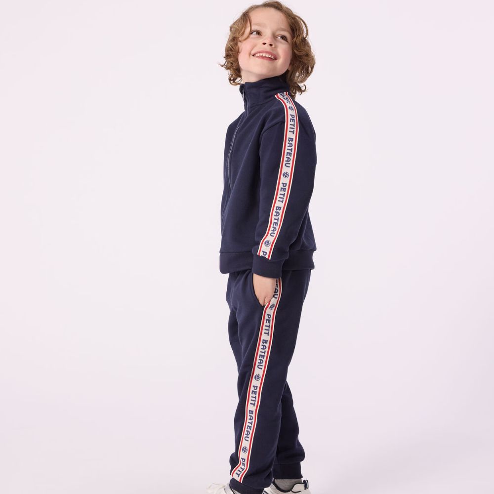 Petit Bateau Side Logo Jersey Pants