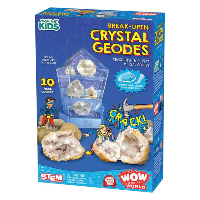 Wow in the World: Break-Open Crystal Geodes