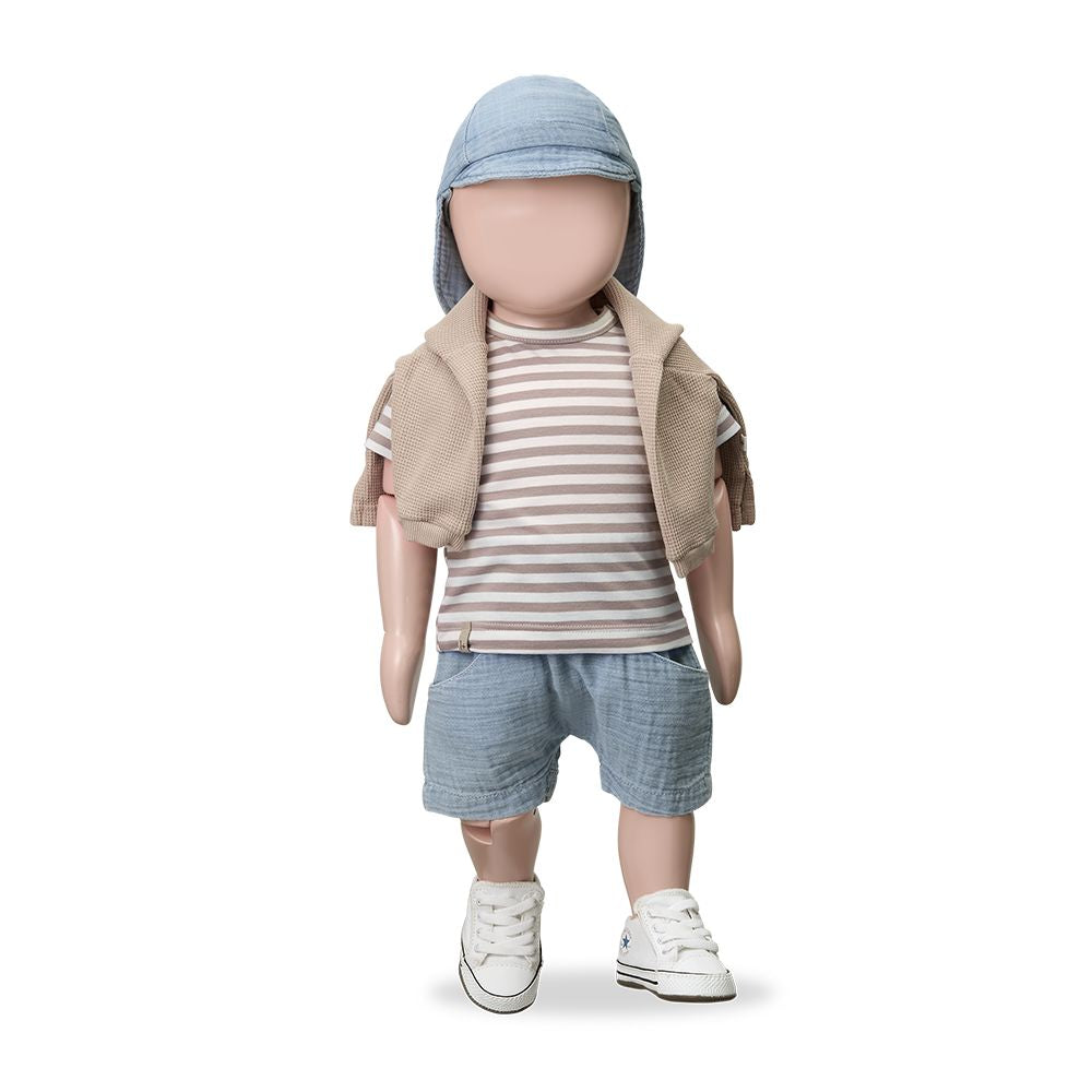 1 + in the Family Newborn ANAFI Muslim Denim Short
