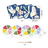 Djeco Arts & Crafts- Palette Painting, Creepy Crawlies