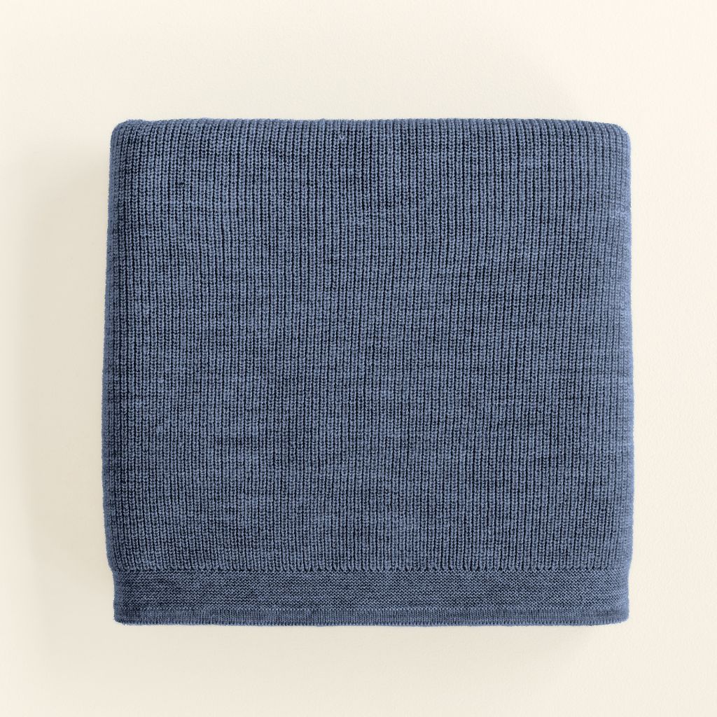 Hvid Felix Blanket Denim