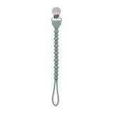 Itzy Ritzy Sweetie Strap Silicone One-Piece Pacifier Clips - Succulent Beaded