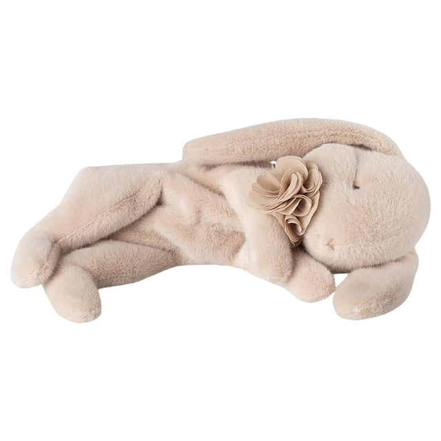 Maileg Sleeping bunny plush, Small - Powder