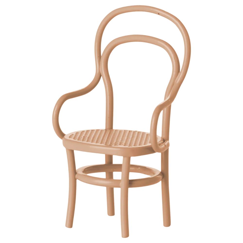 Maileg Vintage chair, Mouse - Dark powder