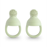 Mushie Silicone Fresh Food Feeder 2 Pack - Sage