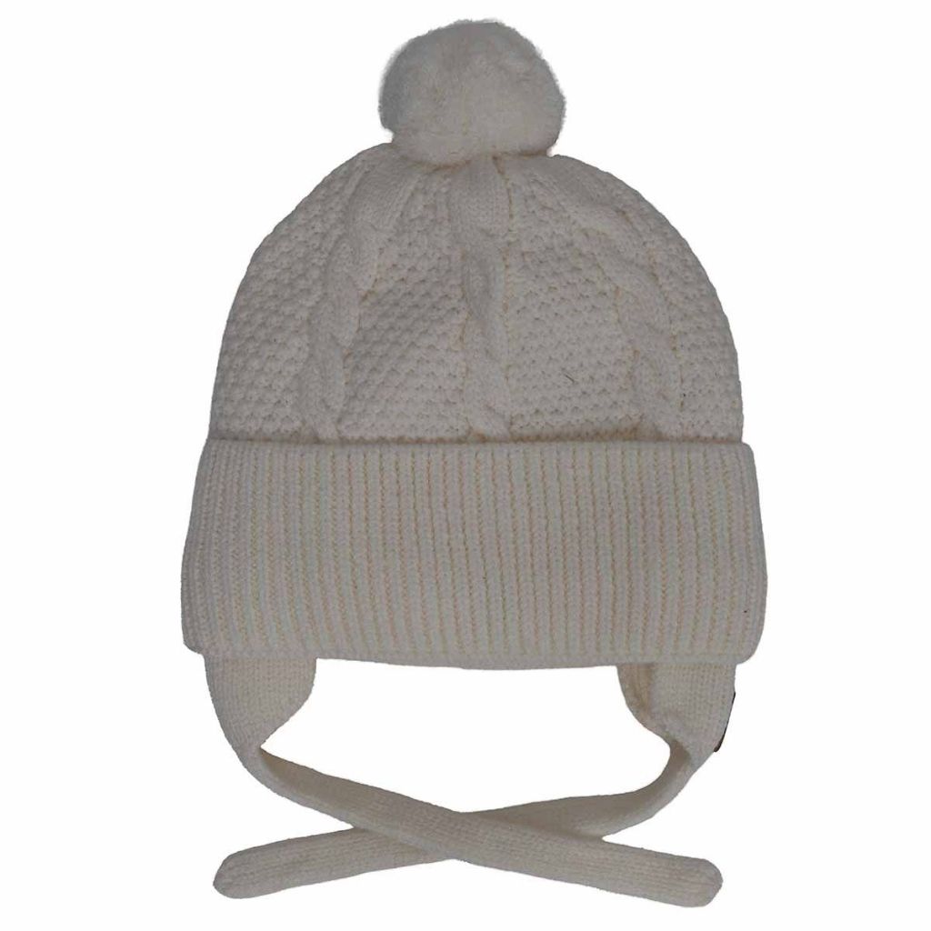 Calikids Knit Hat Cream