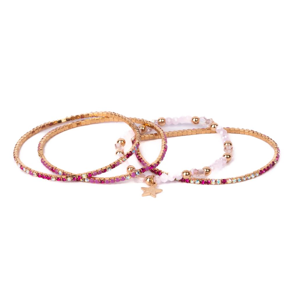 Boutique Glam Girl Bracelet Set - 4 pc