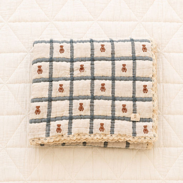 New Grain Keepsake Quilt - Teddy Bluebelle