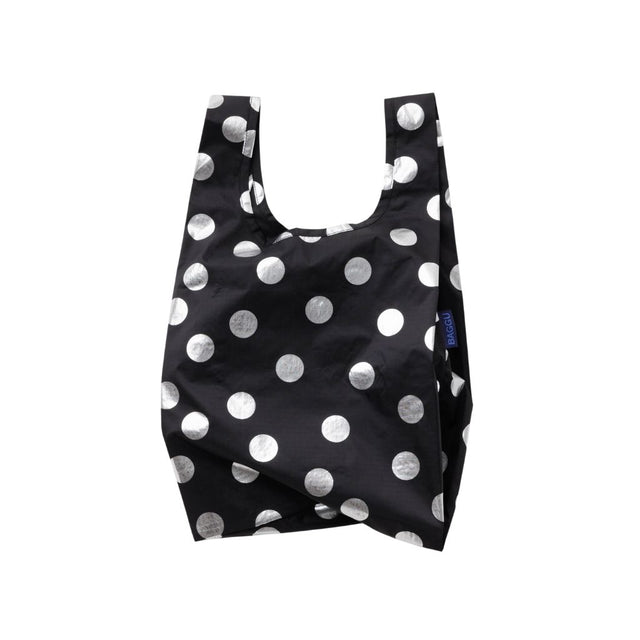 BAGGU Baby - Silver Metallic Polka Dot