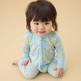 Mori Banana Two Way Zip-Up Sleepsuit