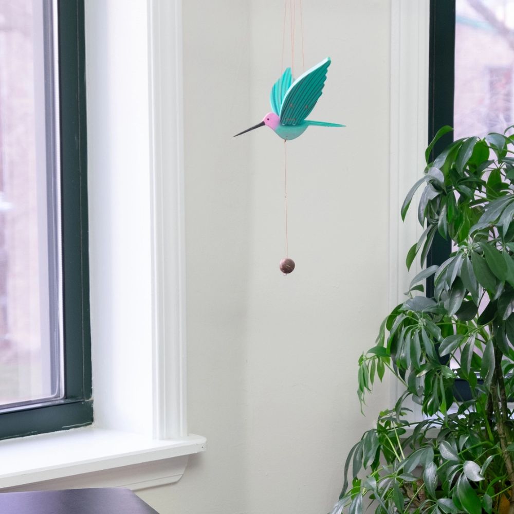 Hummingbird Flying Mobile - Pink Anna's