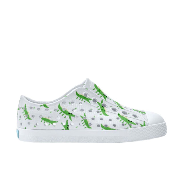 Jefferson Little Kid Print Shell White / Alligators