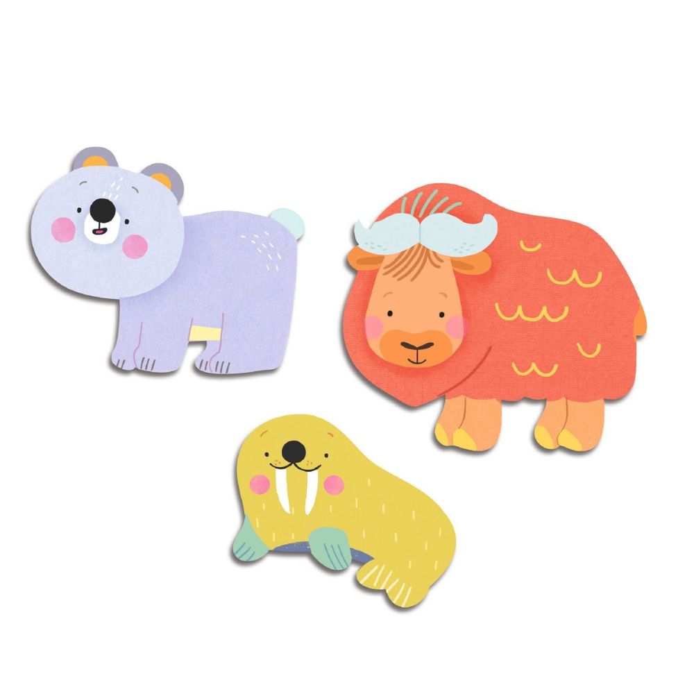 Djeco Stickers - Ice field animals