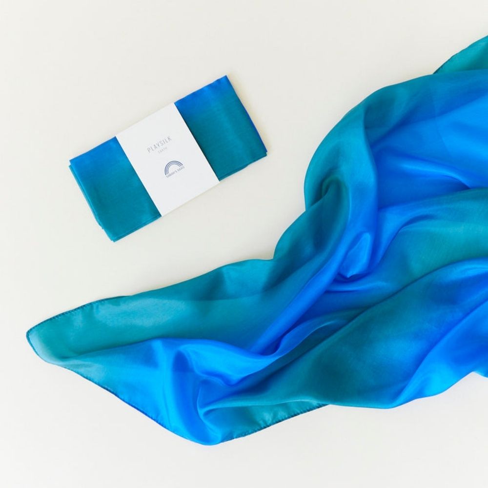 Sarahs Silks Earth Playsilks - Ocean