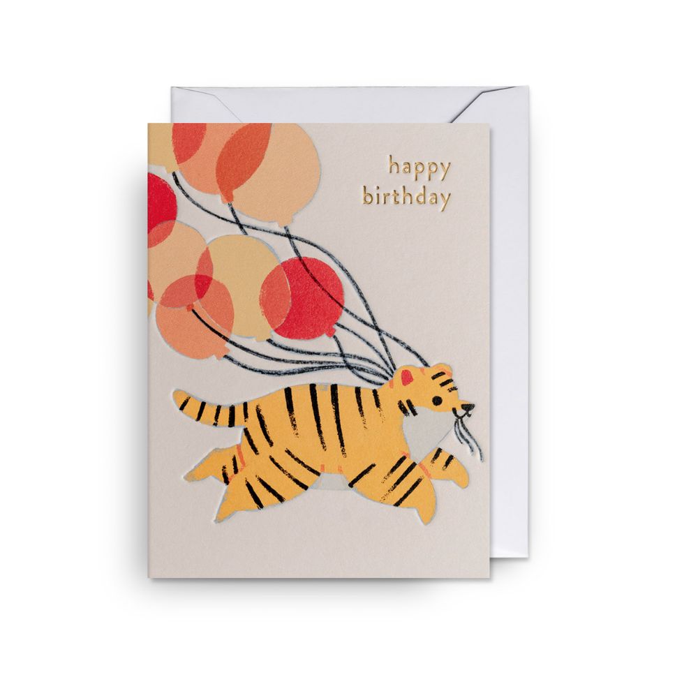 Mini card Happy Birthday Tiger