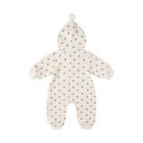 Quincy Mae Velour Zip Jumpsuit Holly Berry