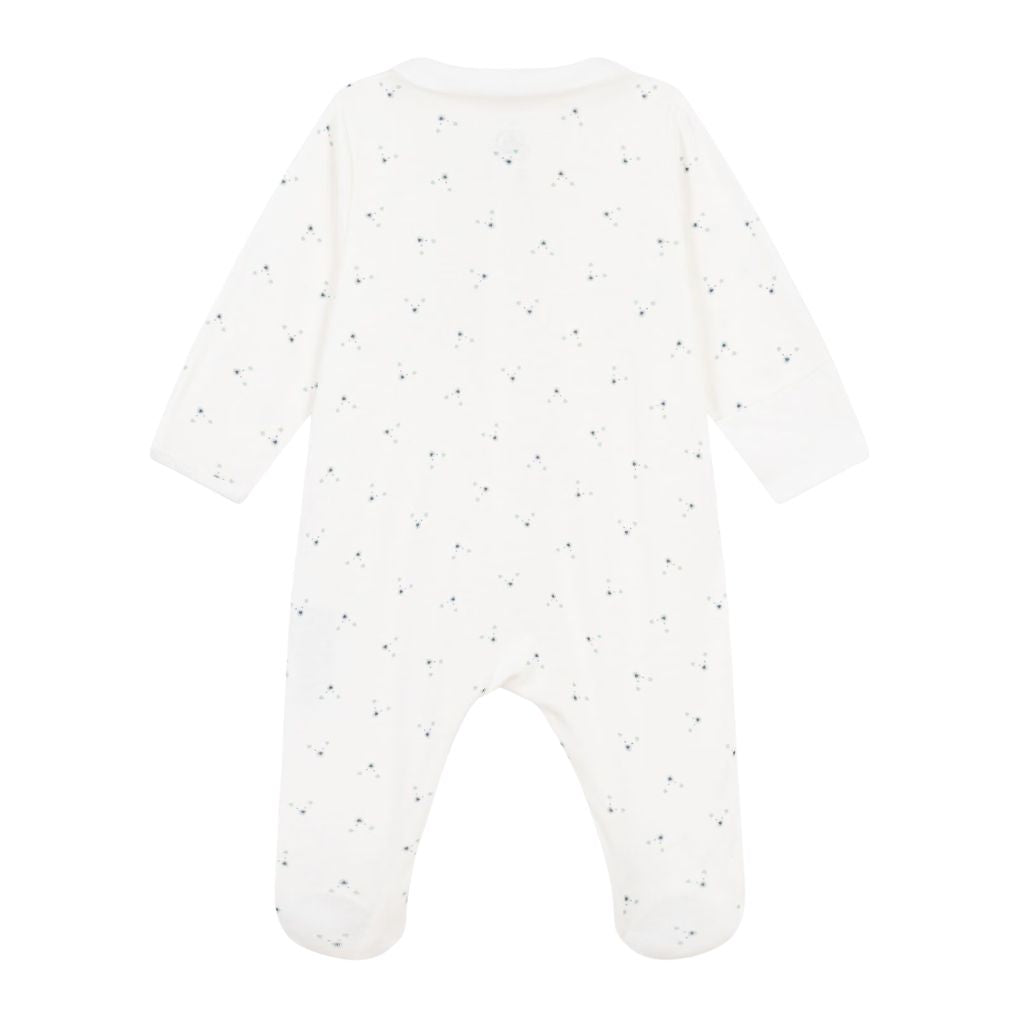 Petit Bateau Tiny Flowers Zip Sleeper