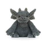 Jellycat Growlston Gargoyle, a chunky soft polyester gargoyle plush with a hard beady eye