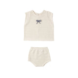Rylee + Cru Scallop Knit Baby Set