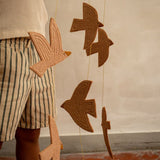 Muskhane Birdy Hanging Felted Mobile Nude