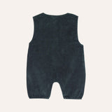The Campamento Baby Grey Corduroy Romper